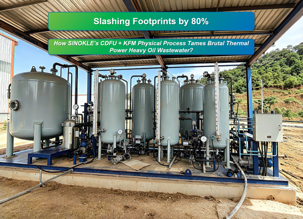 Slashing Footprints by 80%: How SINOKLE’s CDFU + KFM Physical Process Tames Brutal Thermal Power Heavy Oil Wastewater
