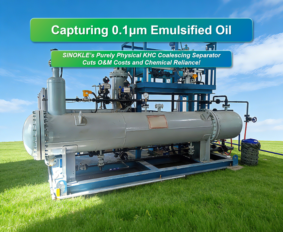 Capturing 0.1μm Emulsified Oil: How SINOKLE’s Purely Physical KHC Coalescing Separator Cuts O&M Costs and Chemical Reliance
