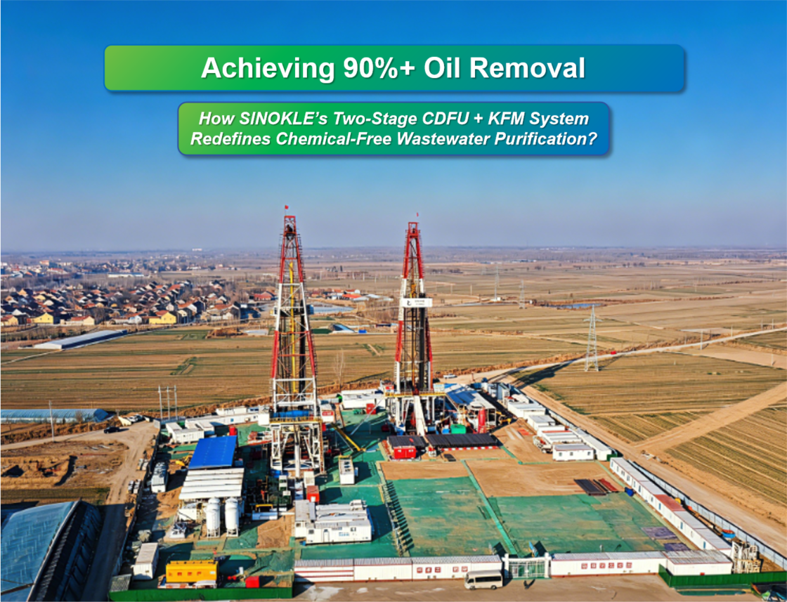 Achieving 90%+ Oil Removal: How SINOKLE’s Two-Stage CDFU + KFM System Redefines Chemical-Free Wastewater Purification