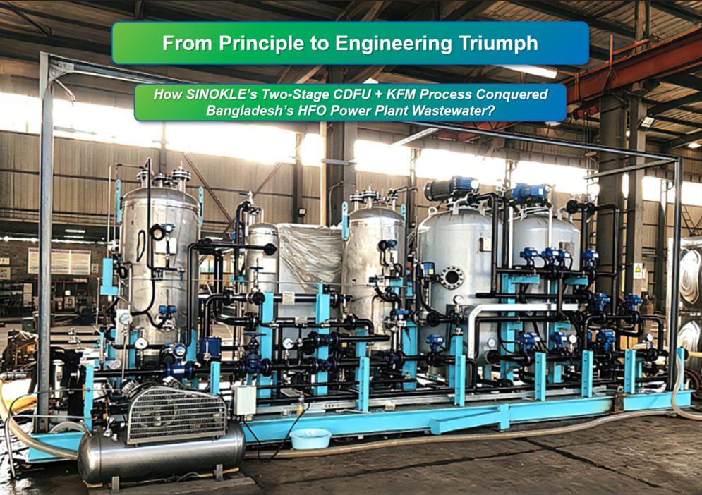 From Principle to Engineering Triumph: How SINOKLE’s Two-Stage CDFU + KFM Process Conquered Bangladesh’s HFO Power Plant Wastewater
